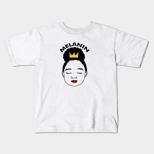 Melanin Afro Girl Birthday, Proud African Kids T-Shirt